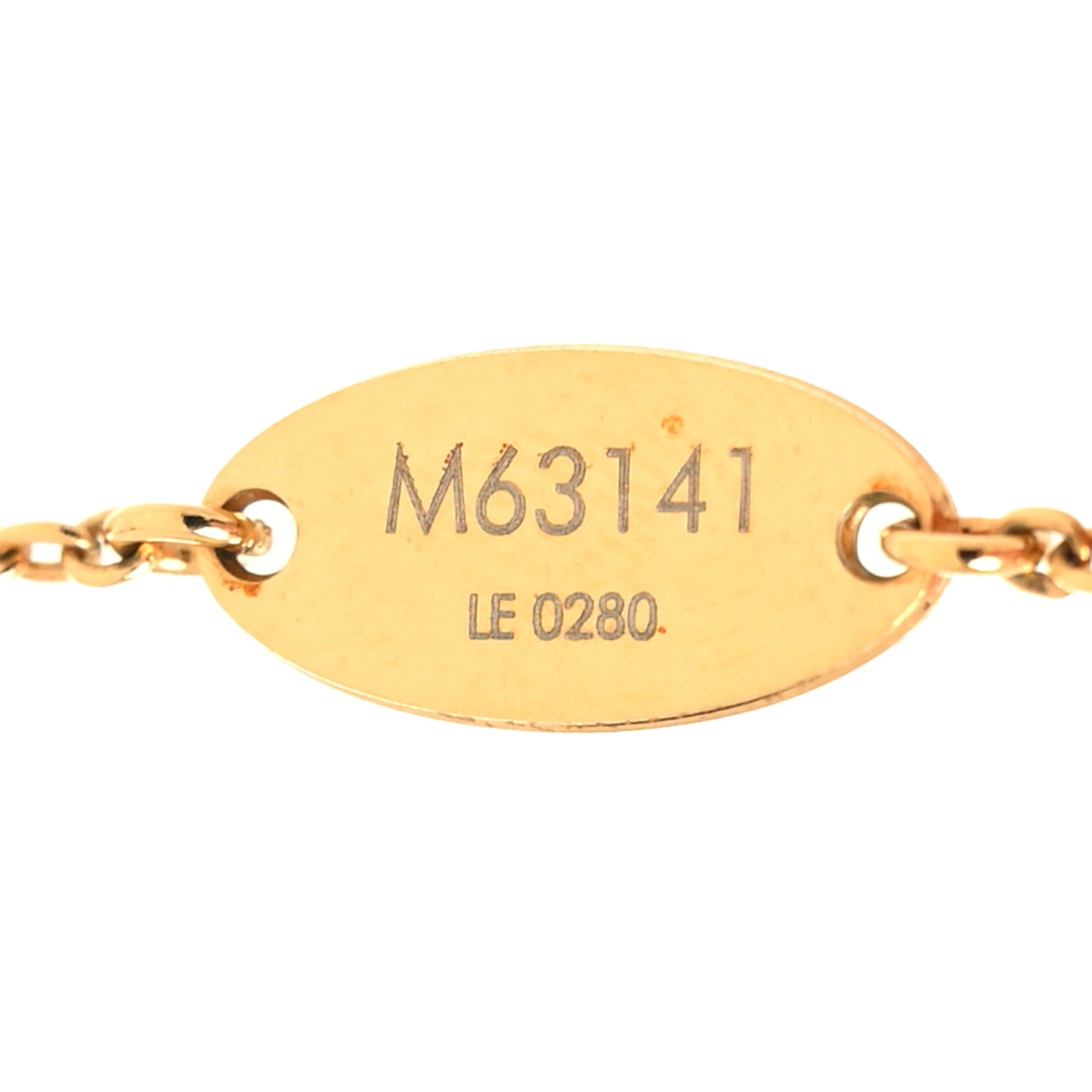 Nanogram Name Tag Necklace Gold