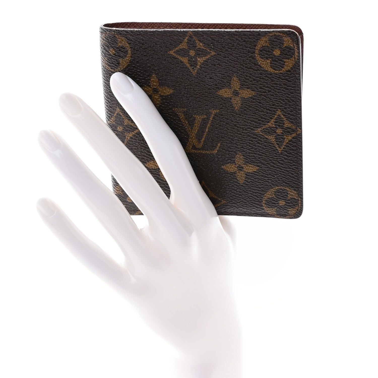 Louis Vuitton Monogram Mens Billfold Wallet 6 Credit Card Slots 2 of 12