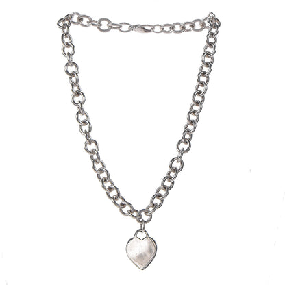 Tiffany Sterling Silver Heart Tag Necklace 3 of 5