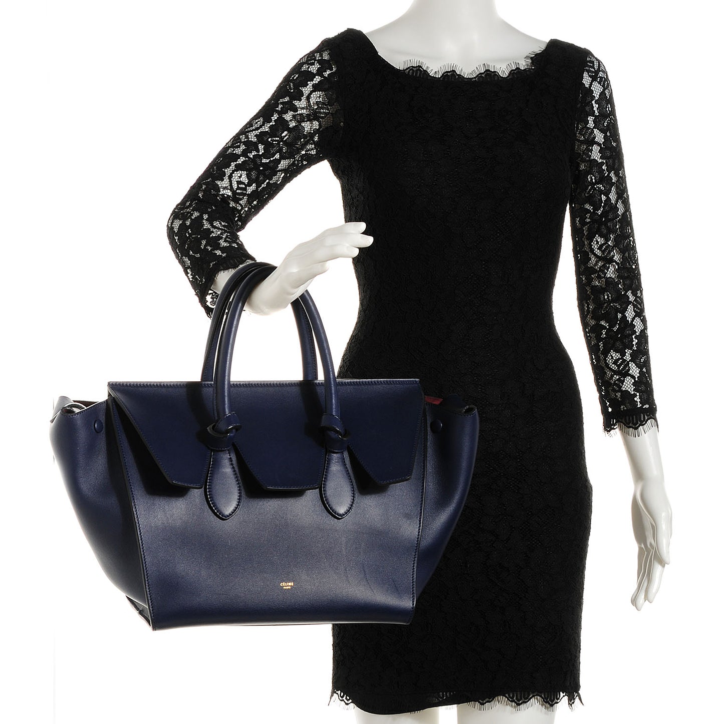 Smooth Calfskin Small Tie Knot Tote