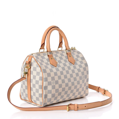 Louis Vuitton Damier Azur Speedy Bandouliere 25 3 of 10