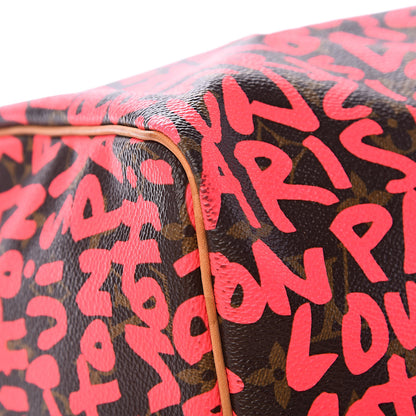 Louis Vuitton Monogram Graffiti Speedy 30 Fuchsia 12 of 17