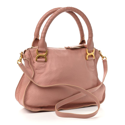 Chloe Calfskin Medium Marcie Satchel Anemone Pink 3 of 14