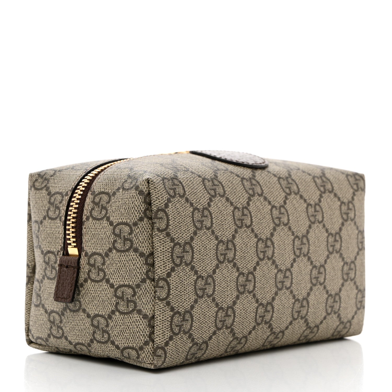 Gucci Soft GG Supreme Monogram Calfskin Medium Ophidia Cosmetic Case Beige Ebony New Acero 3 of 8