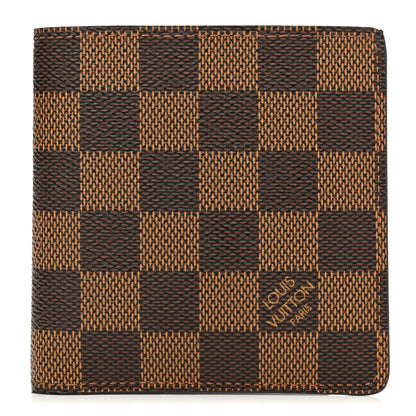 Louis Vuitton Damier Ebene Porte-Billets 6 Card Bi-Fold Wallet 1 of 7