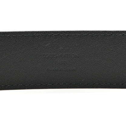 Louis Vuitton Calfskin 35mm Pont Neuf Belt 85 34 Black 3 of 6