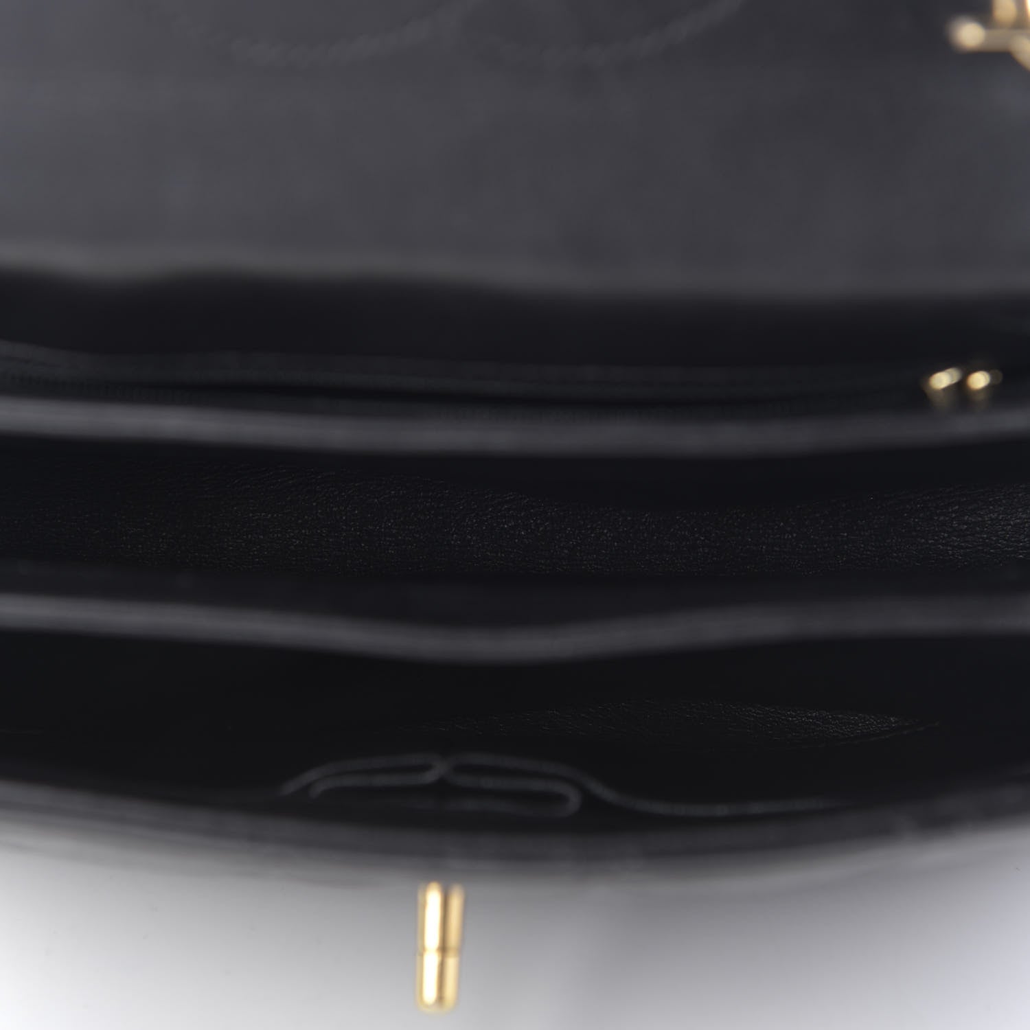 Chanel Lambskin Quilted Small Trendy CC Dual Handle Flap Bag Black 5 of 13