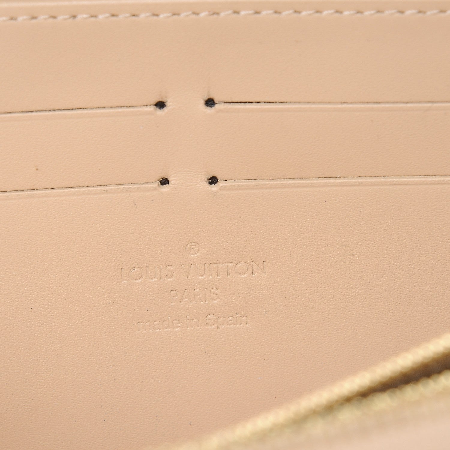 Louis Vuitton Vernis Zippy Wallet Dune 6 of 9