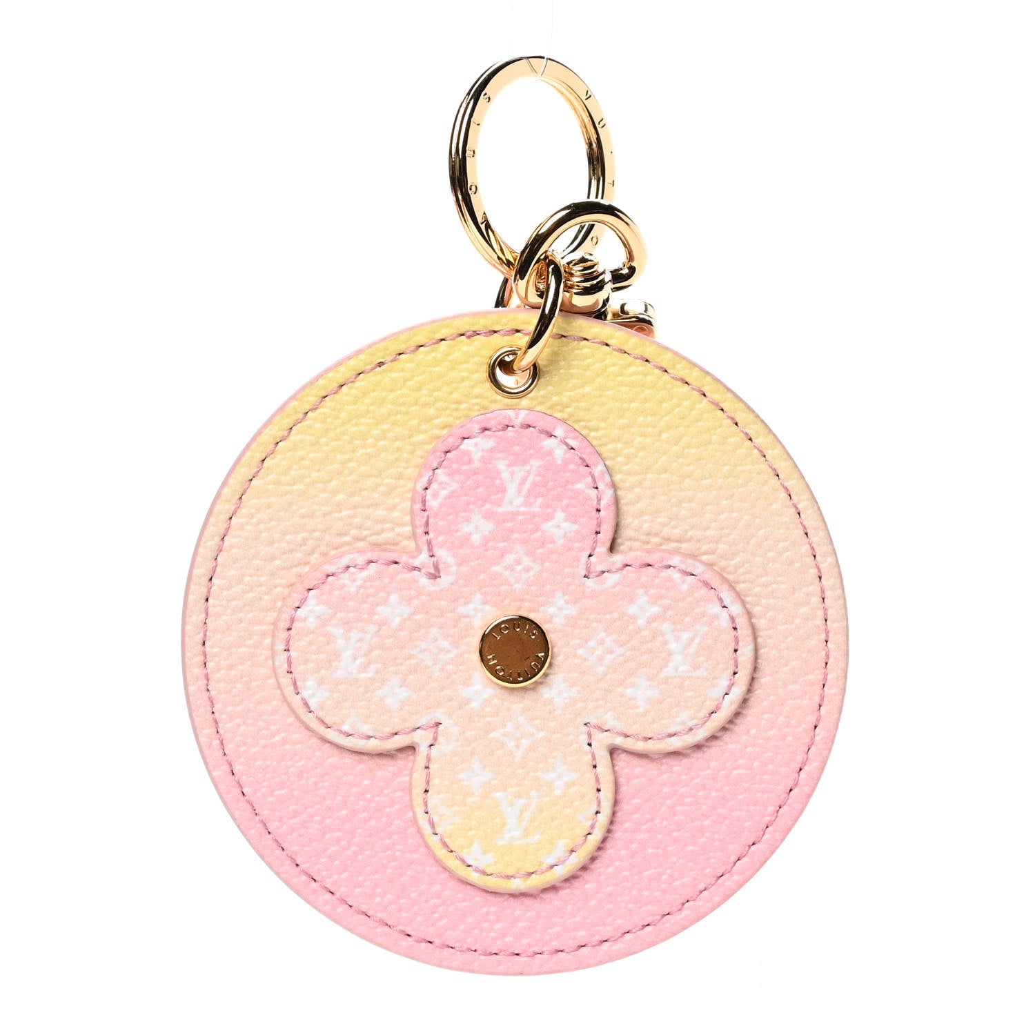 Louis Vuitton Monogram By The Pool Illustre Bag Charm Key Holder Light Pink 1 of 4