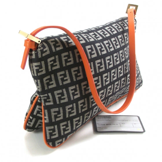 Fendi Zucchino Baguette Orange 3 of 11
