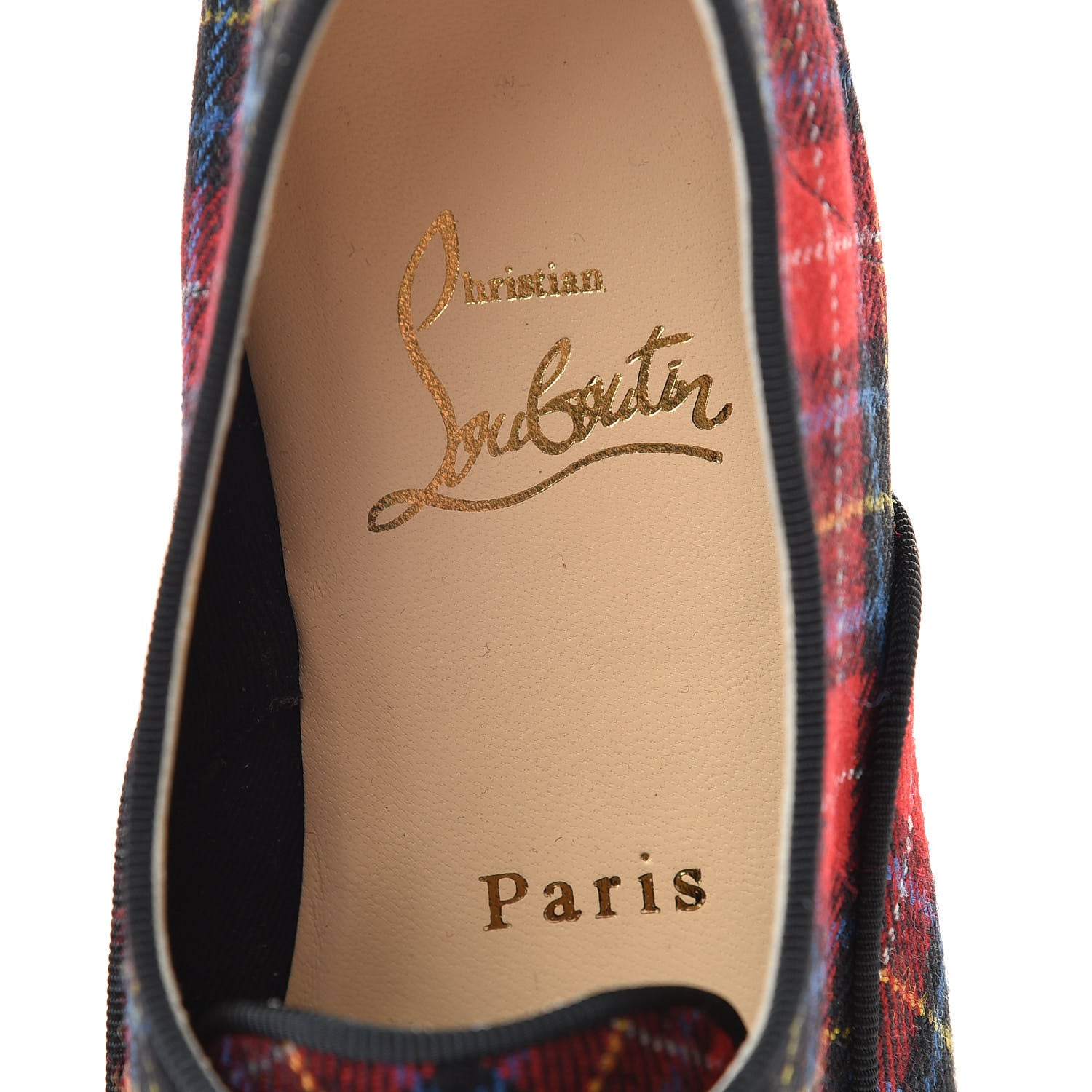 Christian Louboutin Tartan Fred Oxfords 36 Multi 7 of 7