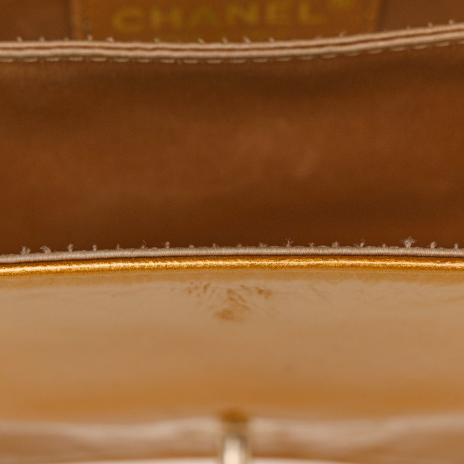 Chanel Patent Medium Madison Flap Gold 13 of 13