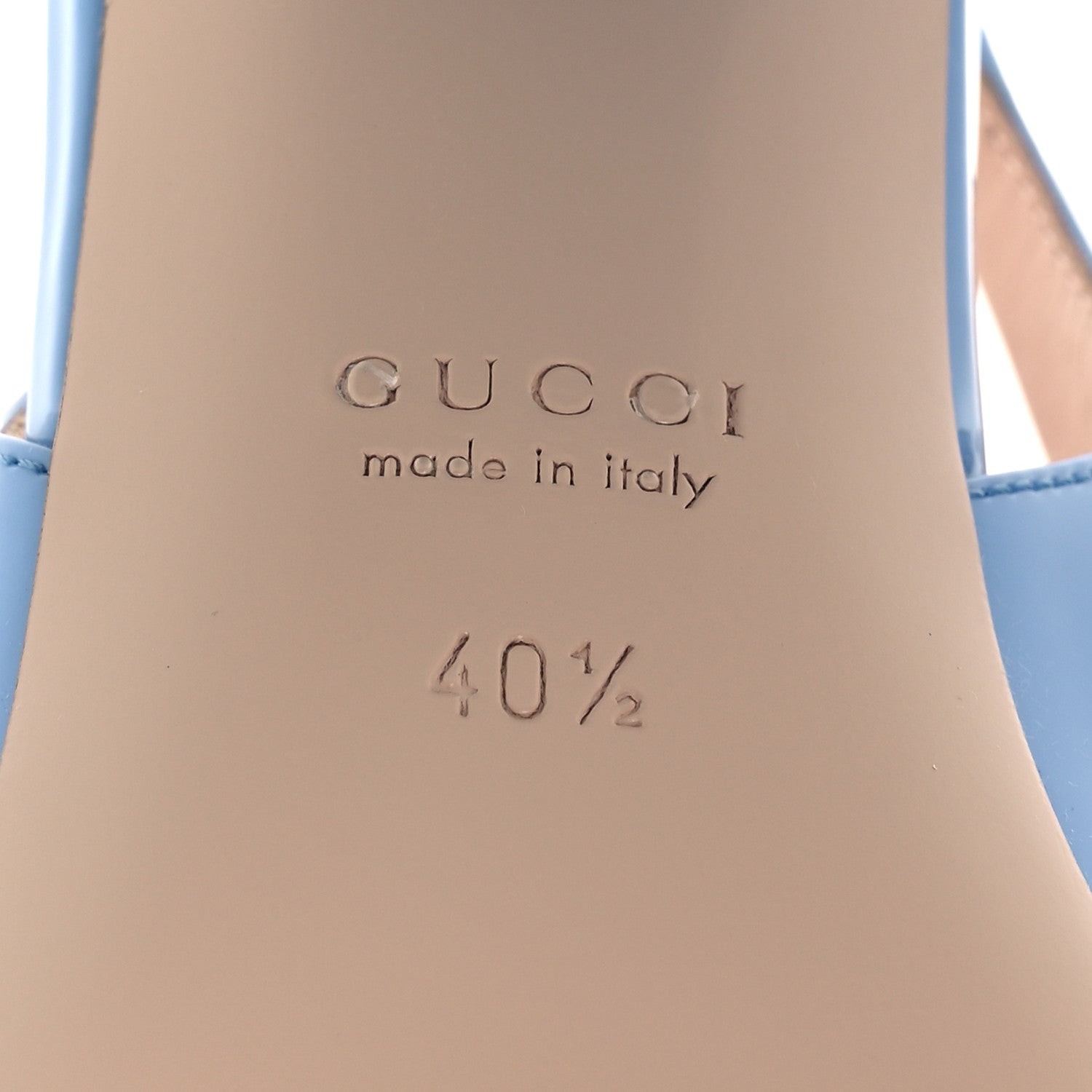 Gucci Vernice Crystal Horsebit Charlotte 42mm Slingback Pumps 40.5