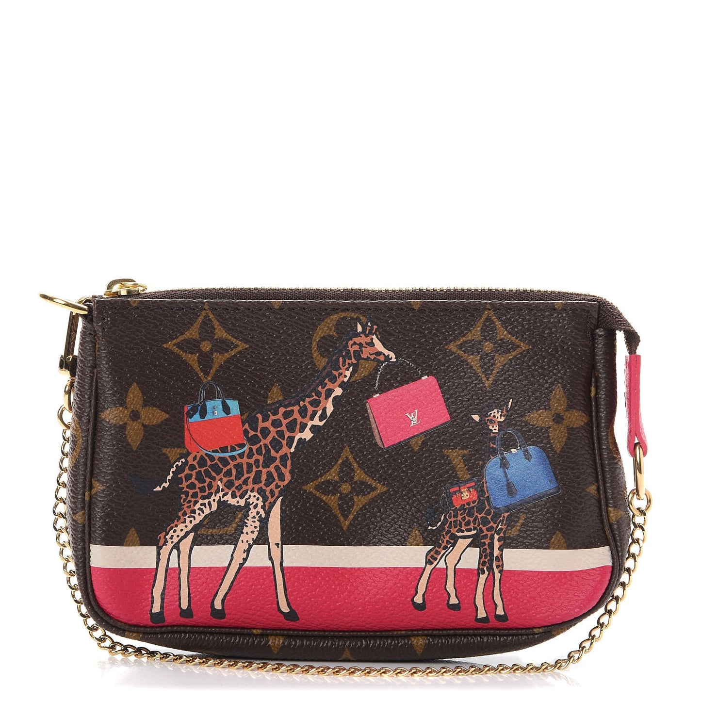 Monogram 2017 Christmas Animation Mini Pochette Accessories