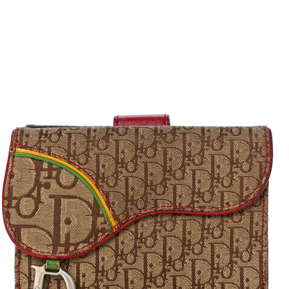 Christian Dior Monogram Rasta Saddle Wallet Beige 8 of 17