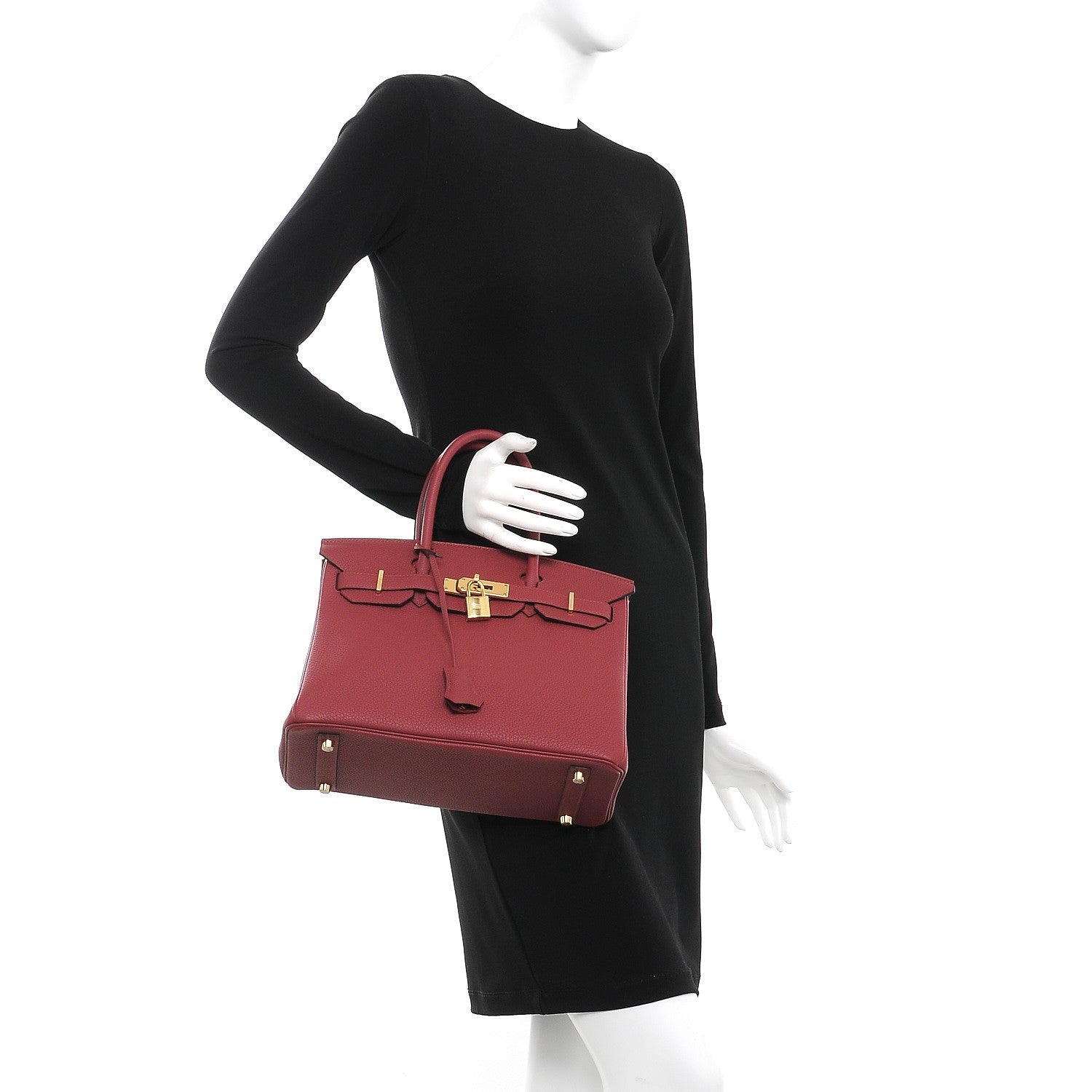 Hermes Togo Birkin 30 Rouge Grenat 2 of 35