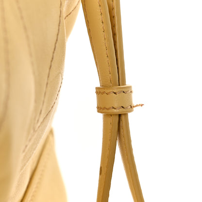 Saint Laurent Lambskin Matelasse Monogram Mini Jamie Shoulder Pouch Bag Soft Lemon 19 of 19