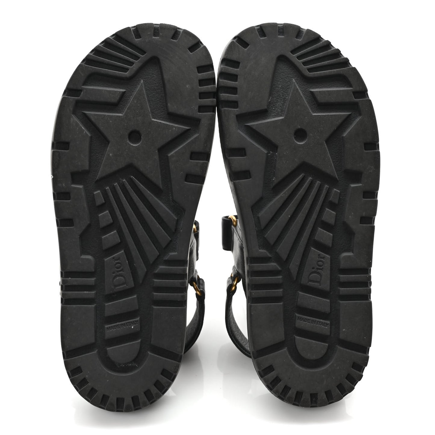 Lambskin Dioract 10mm Sandals 38 Black