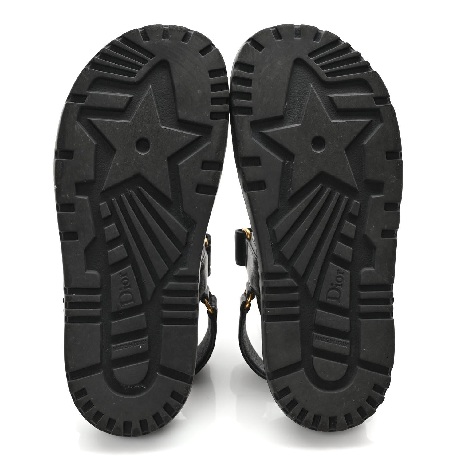 Christian Dior Lambskin Dioract 10mm Sandals 38 Black 5 of 8
