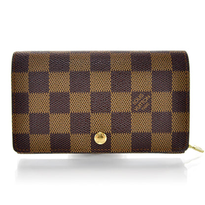 Louis Vuitton Damier Ebene Porte-Monnaie Tresor Wallet 1 of 7