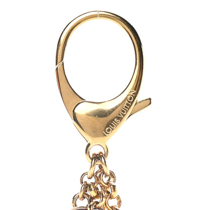 Louis Vuitton Fleur De Monogram Bag Charm Dore 6 of 7