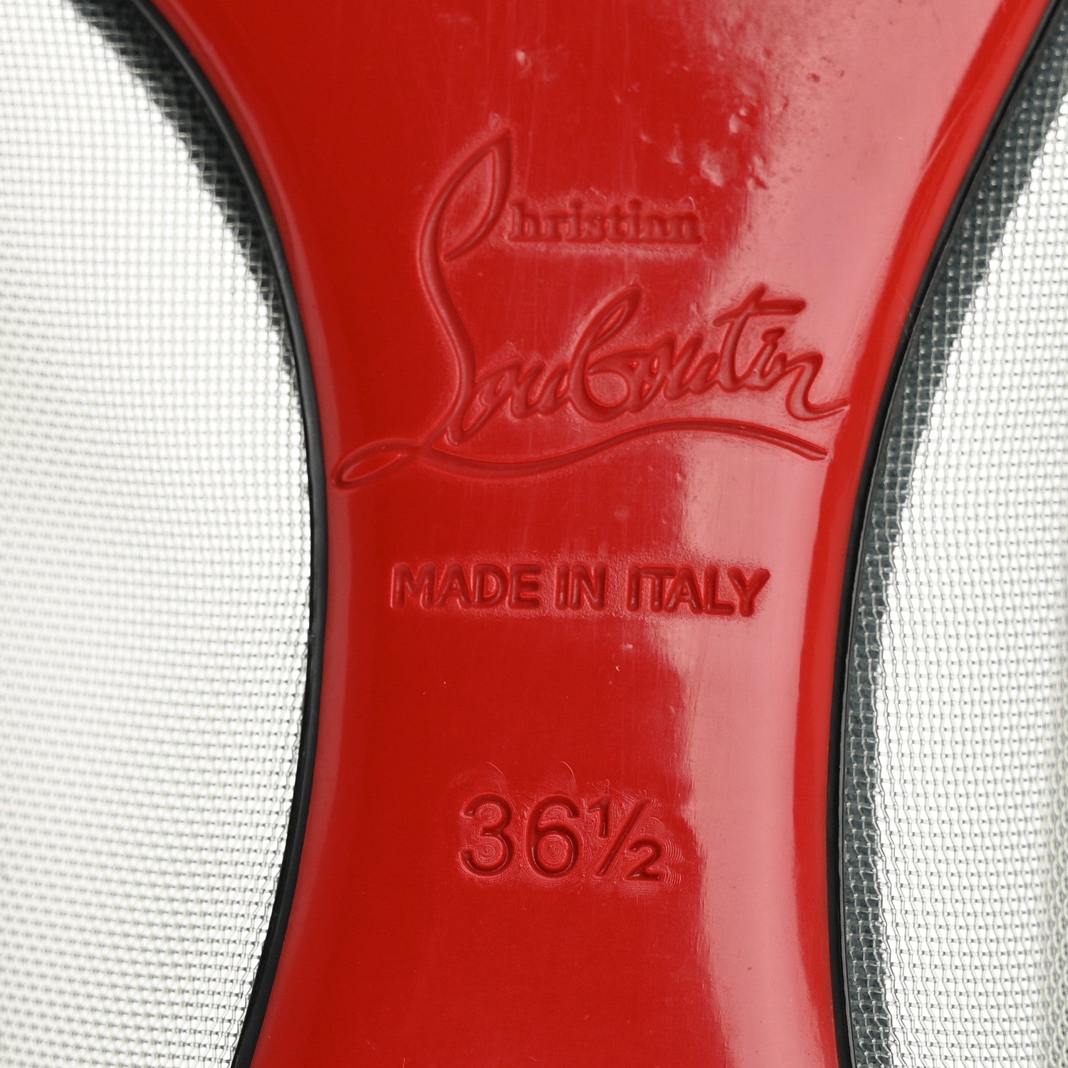 Christian Louboutin Veau Velours Rete Galativi Flats 36.5 Version 36.5 Version Tempete 8 of 9