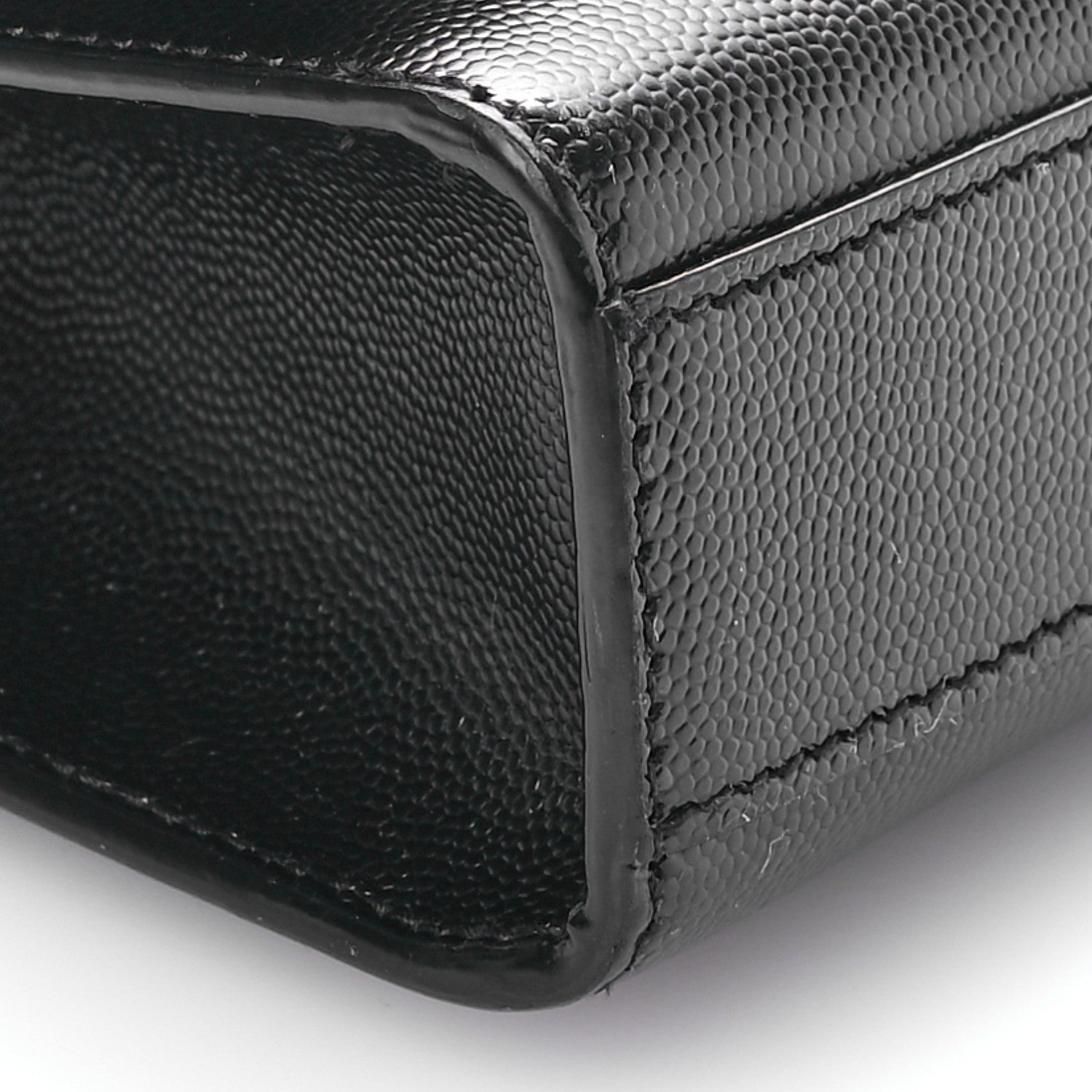 Saint Laurent Grain De Poudre Medium Classic Monogram Kate Satchel Black 9 of 11