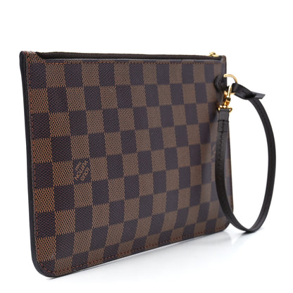 Louis Vuitton Damier Ebene Neverfull MM GM Pochette 3 of 11