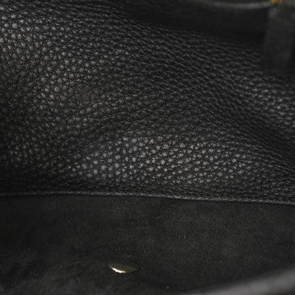 Valentino Garavani Pebbled Calfskin Medium Rockstud Tote Black 14 of 15