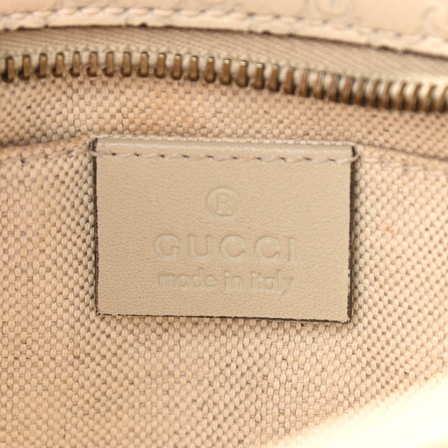 Microguccissima Sunshine Disco Crossbody Bag White