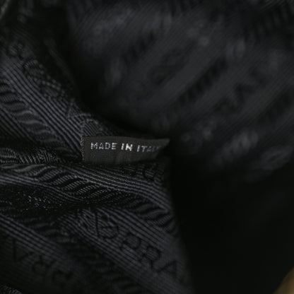 Prada Tessuto Nylon Vitello Daino Shopping Satchel Black 7 of 10