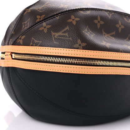 Louis Vuitton Monogram Braided Egg Bag Black 8 of 11