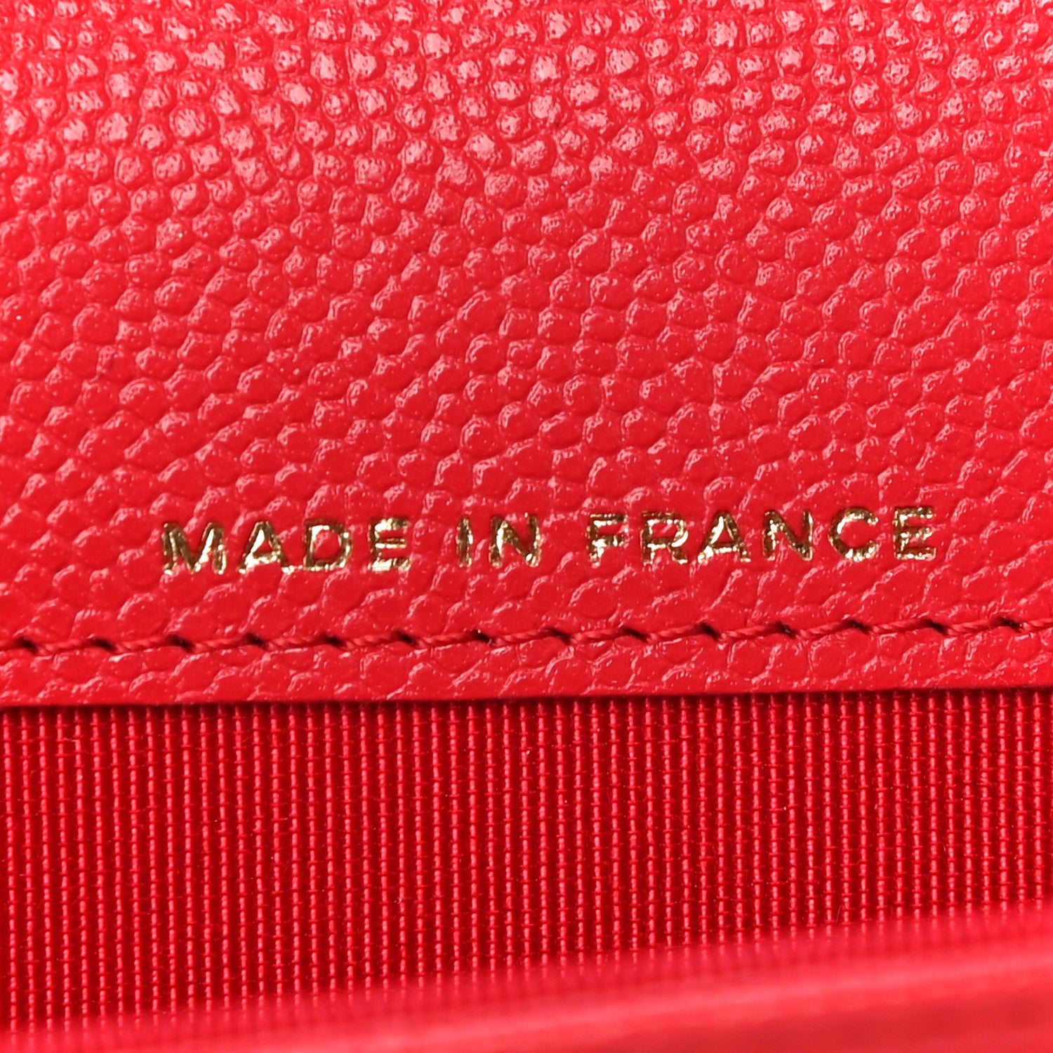 Chanel Caviar Quilted Flap Card Holder Wallet Red 7 of 12