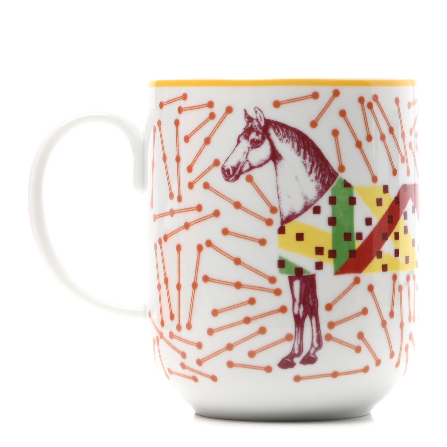 Hermes Porcelain Hippomobile Mug 1 of 6