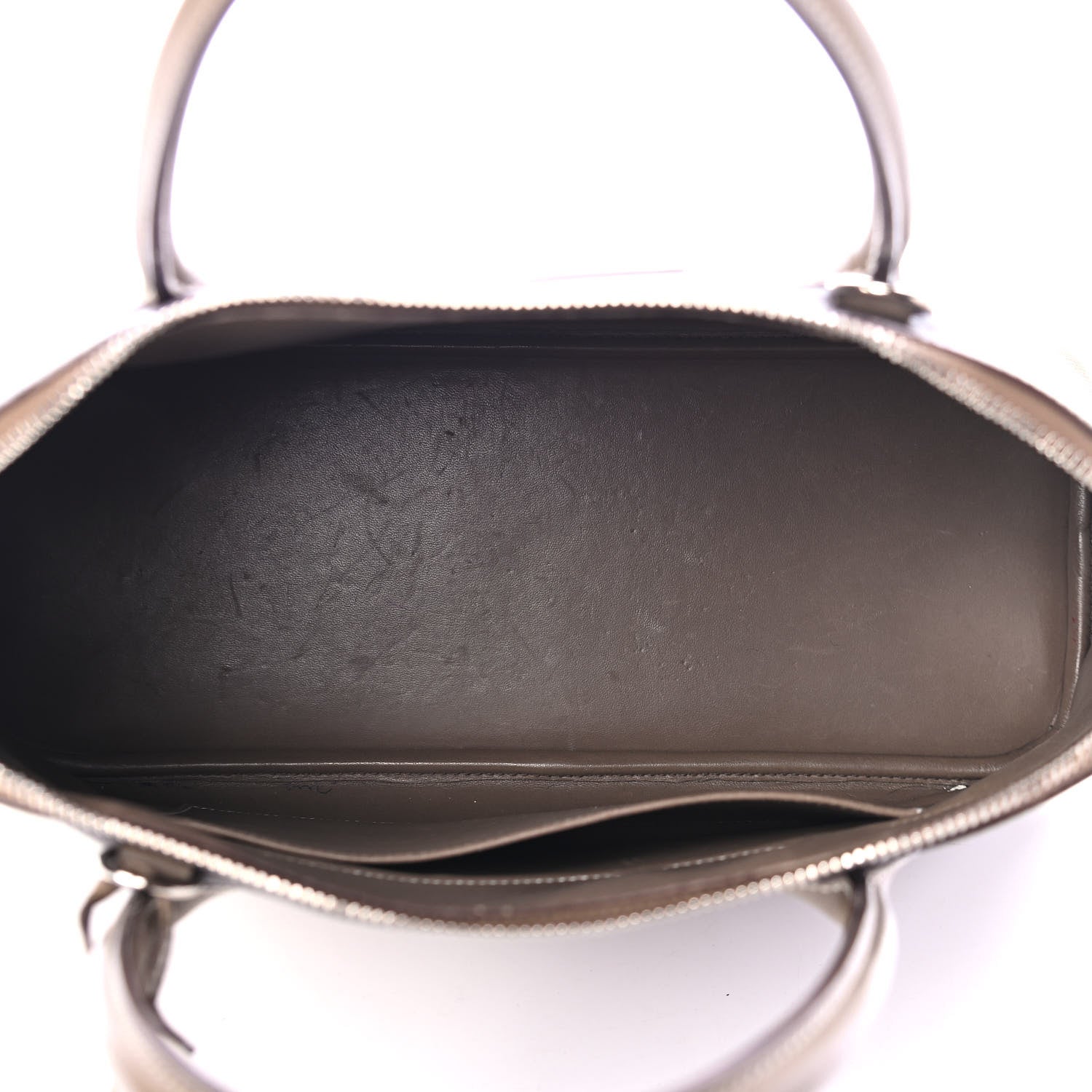 Hermes Epsom Bi-Color Bolide 35 Etoupe Chocolate 4 of 6