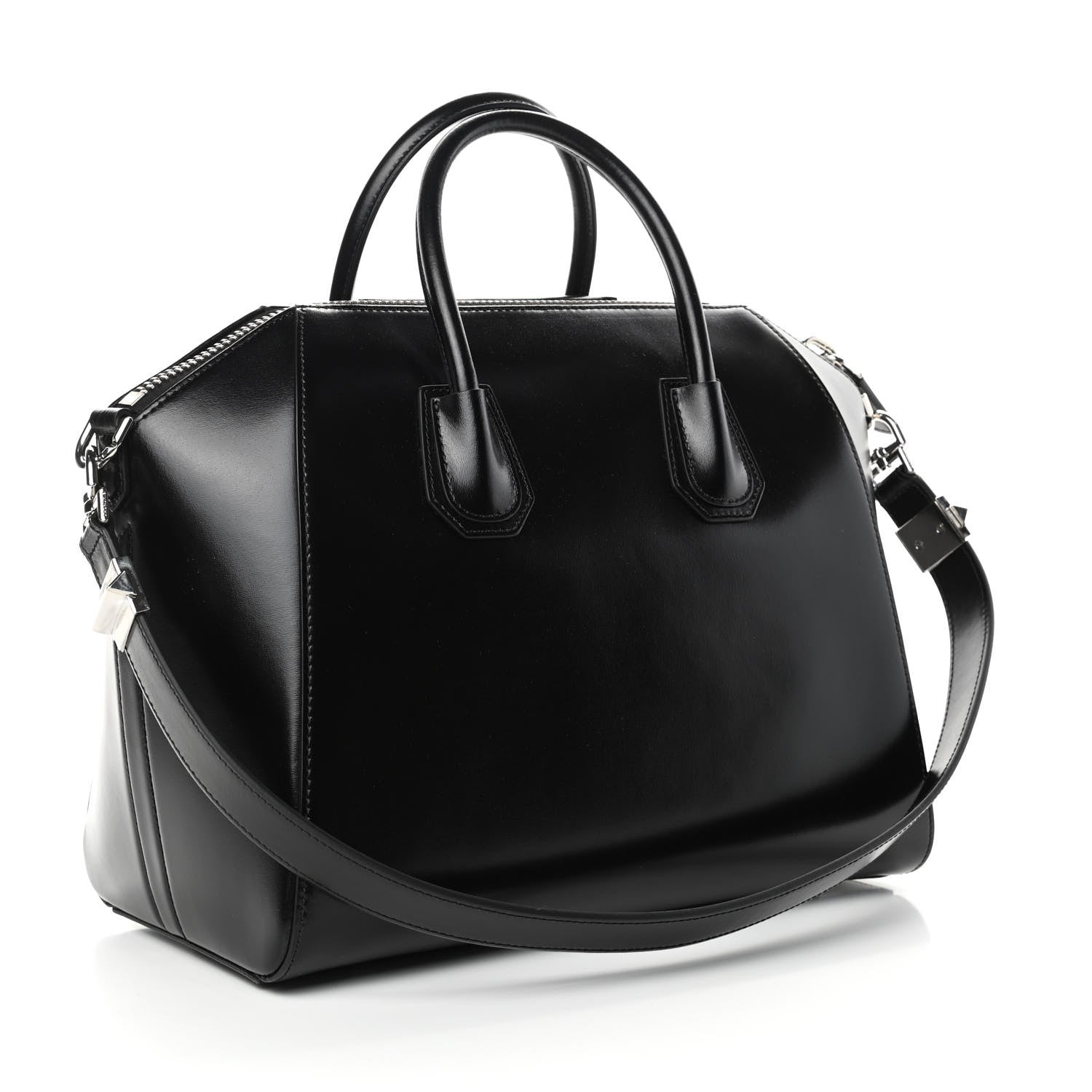 Givenchy Shiny Lord Calfskin Medium Antigona Black 3 of 10