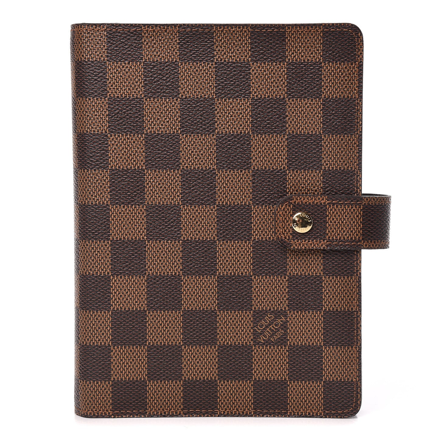 Damier Ebene Medium Ring Agenda Cover