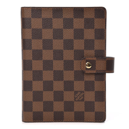 Louis Vuitton Damier Ebene Medium Ring Agenda Cover 1 of 9