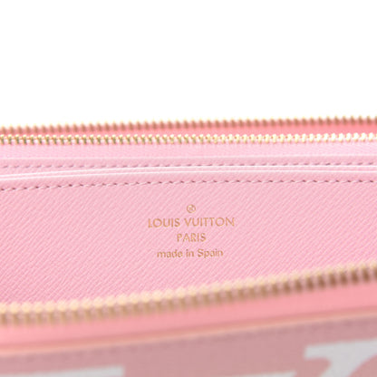 Louis Vuitton Monogram Giant By The Pool Zippy Wallet Light Pink 6 of 6