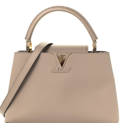 Louis Vuitton Taurillon Capucines MM Galet 14 of 17