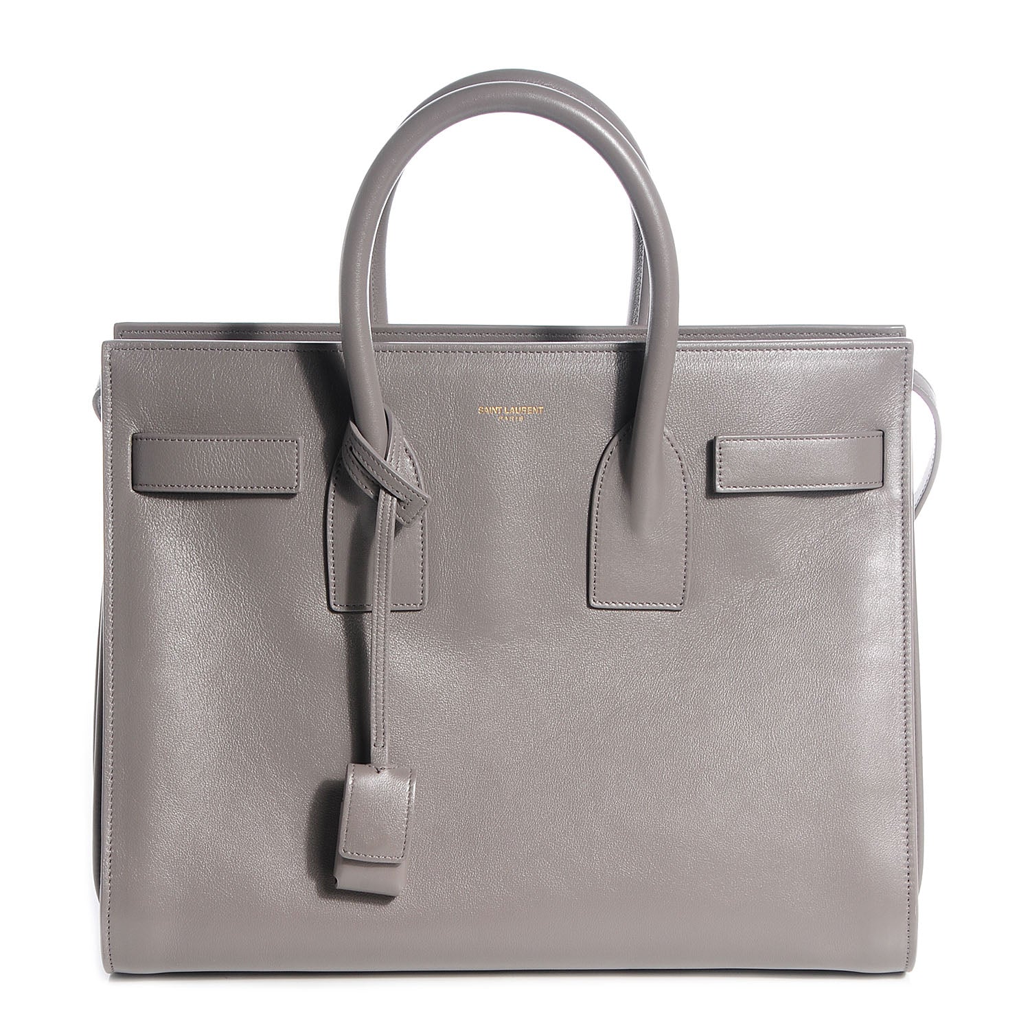 Saint Laurent Calfskin Small Sac De Jour Fog 1 of 8