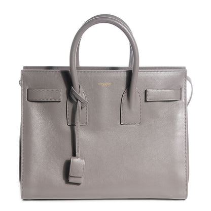 Saint Laurent Calfskin Small Sac De Jour Fog 1 of 8
