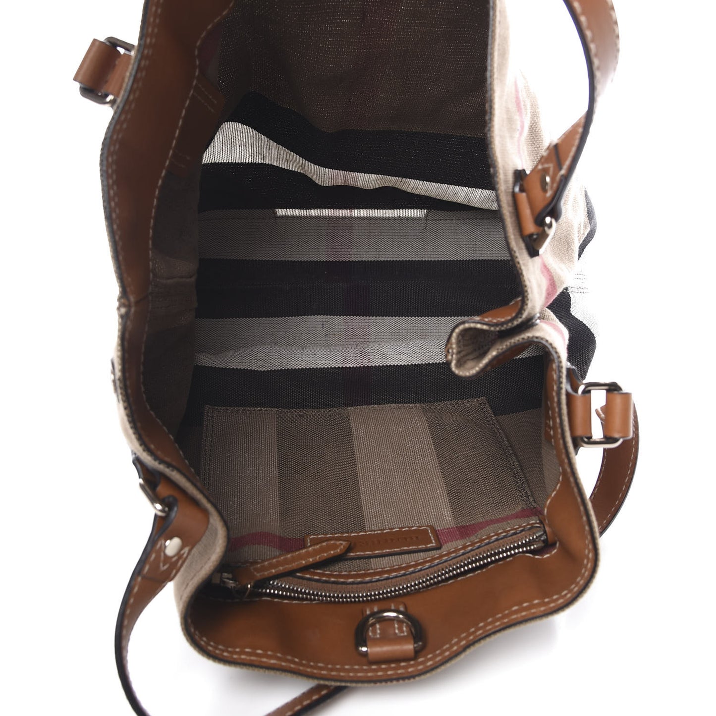 Canvas Mega Check Medium Maidstone Saddle Brown