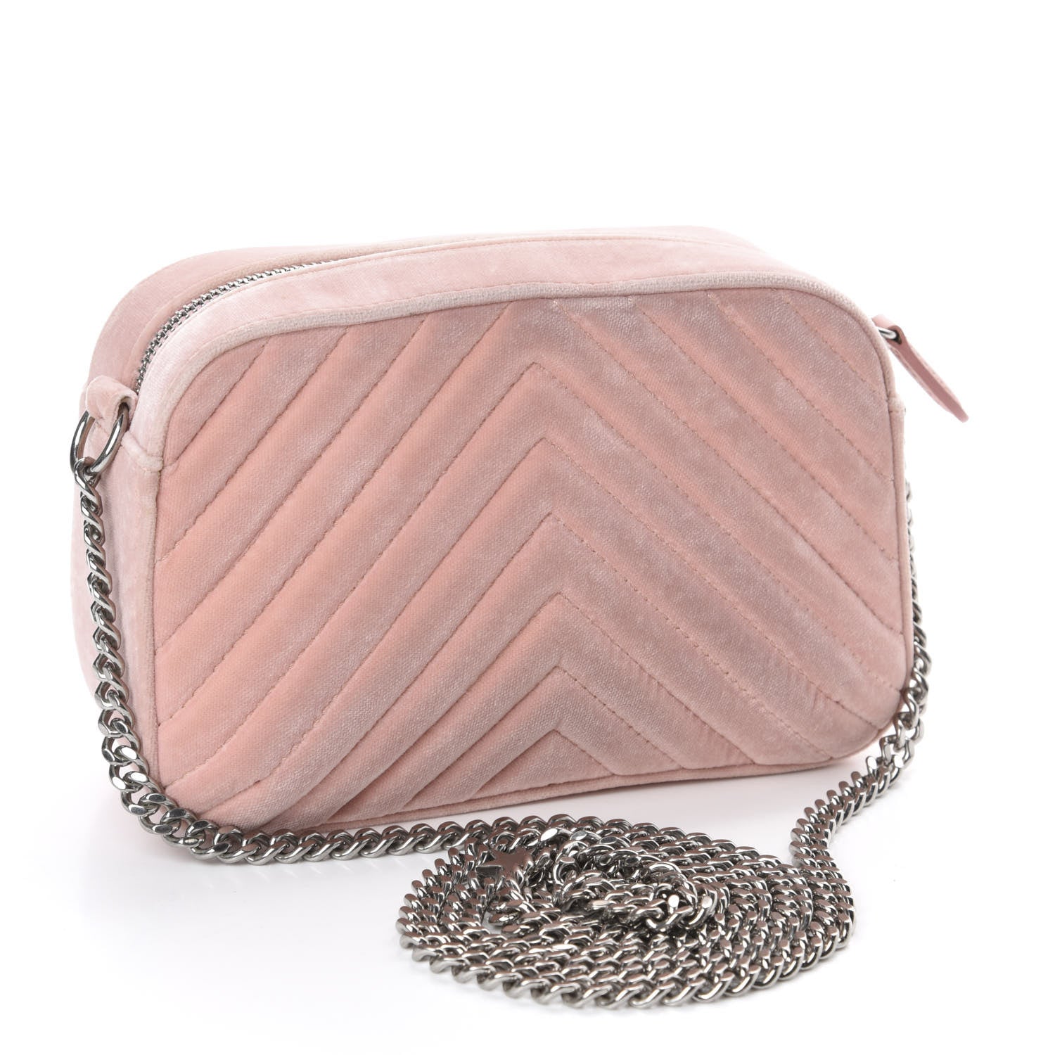 Stella McCartney Velvet Star Patch Shoulder Bag Pink 3 of 11