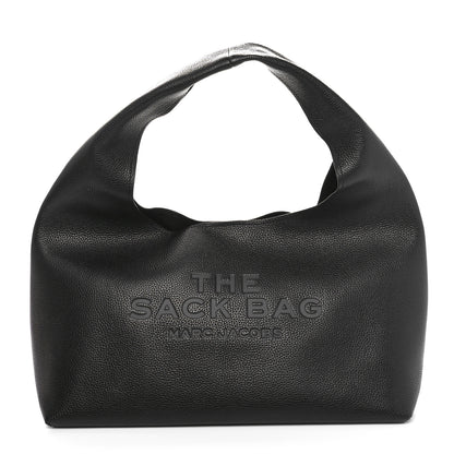 Marc Jacobs Grained Calfskin Medium The Sack Bag Black 1 of 10