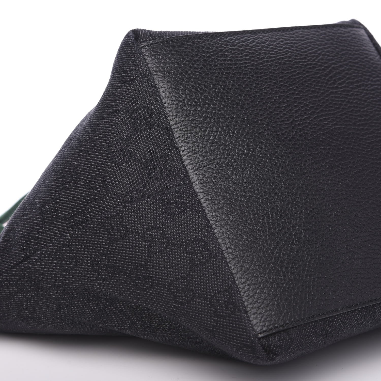 Gucci GG Monogram Mini Web Handle Bucket Tote Black 6 of 8