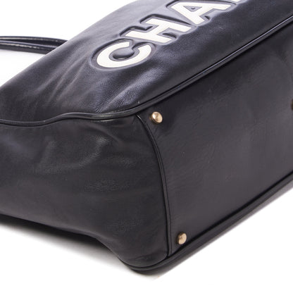 Chanel Lambskin Camellia Tote Black 6 of 10