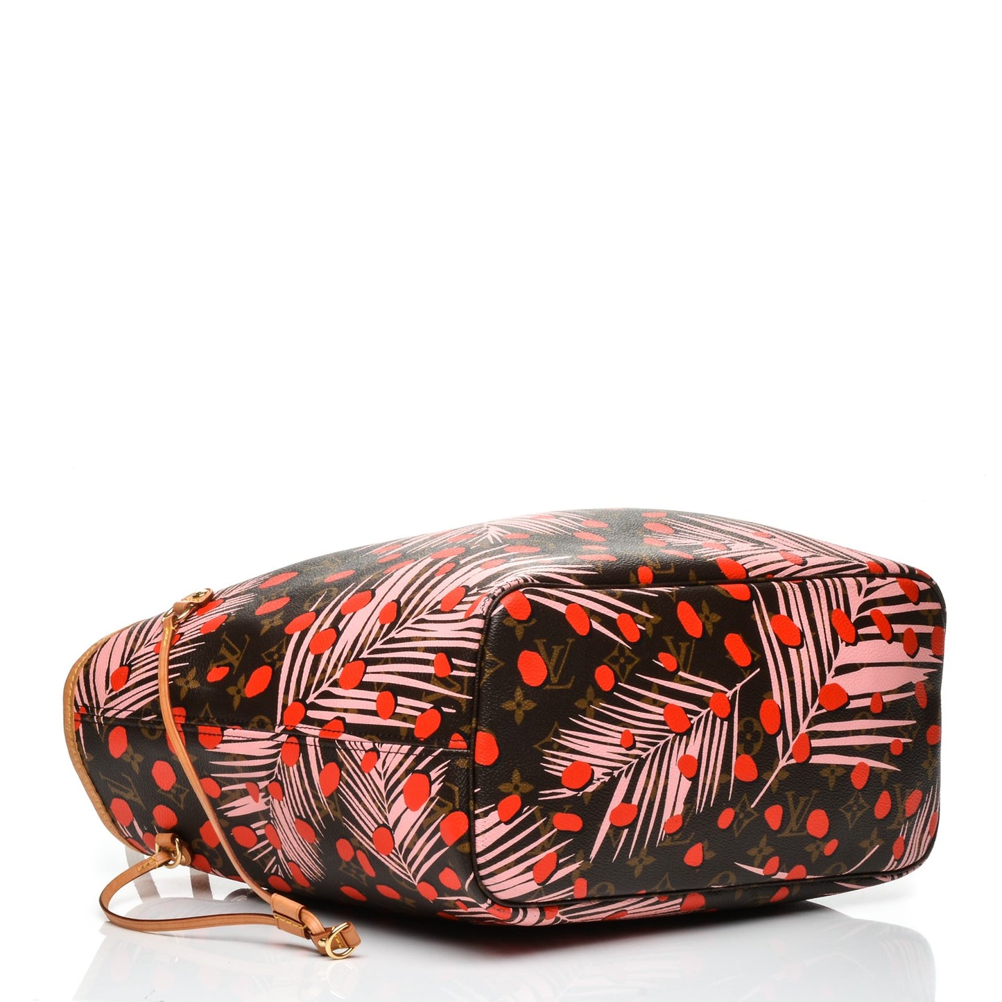Monogram Jungle Dots Neo Neverfull MM Sugar Pink Poppy