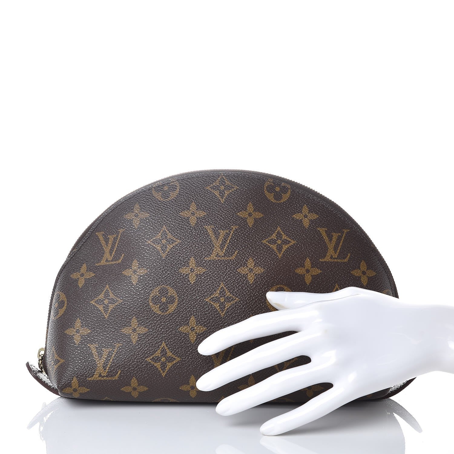 Louis Vuitton Monogram Trousse Demi Ronde 2 of 6