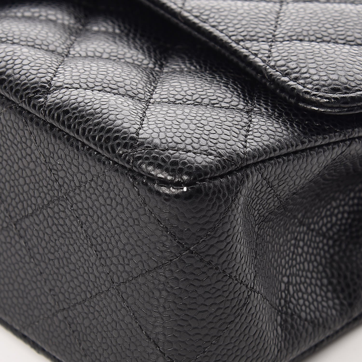 Chanel Caviar Quilted Medium Double Flap Black 10 of 11